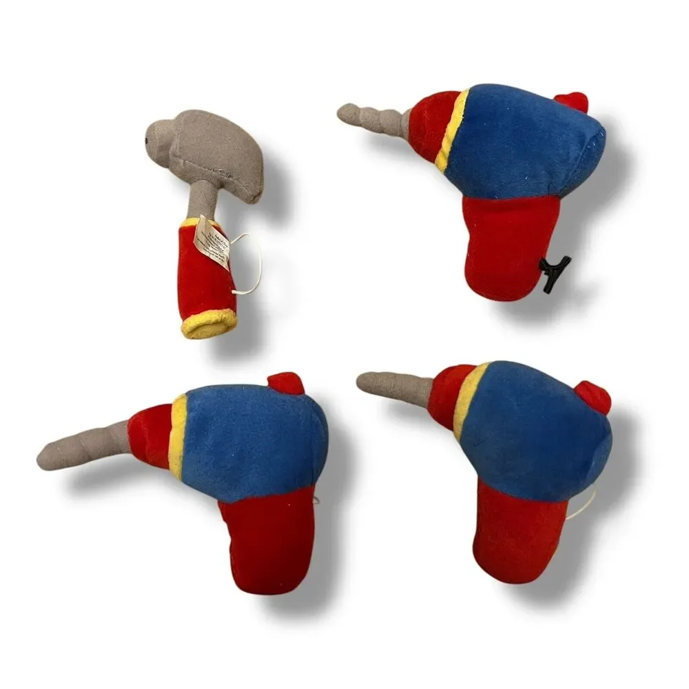 Lot Build A‎ Bear Workshop Plush Tools Drill Hammer Accessories